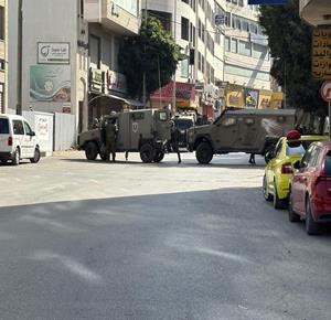 جيش الاحتلال الاسرائيلي يقتحم مدينة نابلس